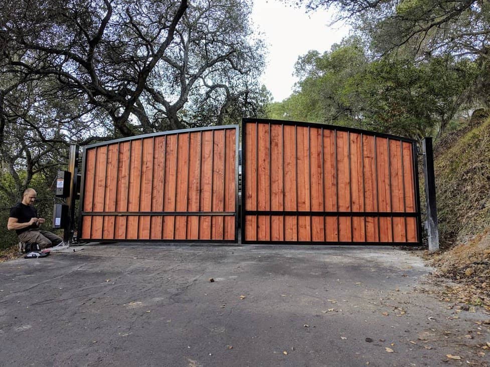 Automatic deals driveway gates